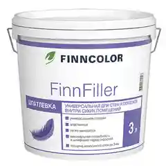Шпатлевка финишная Finncolor FinnFiller, 3 л, белая