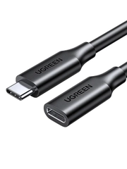 Кабель UGREEN US353 (10387) USB-C/M to USB-C/F Gen2 5A Extension Cable 10Gbps. Длина: 1 м.