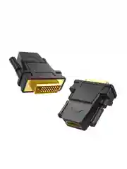 Черный адаптер UGREEN 20124 DVI 24+1 Male to HDMI Female. Цвет: черный