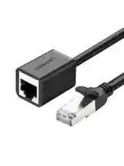 Черный удлинитель UGREEN NW112 Cat 6 F/UTP Ethernet RJ45 Extension Male/Female Patch Cords