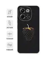 Разноцветный чехол на Tecno Spark 30 5G / Текно Спарк 30 5G прозрачный, с принтом, защита камеры