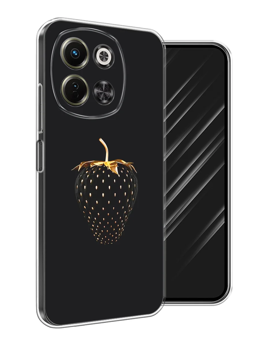 Разноцветный чехол на Tecno Spark 30 5G / Текно Спарк 30 5G прозрачный, с принтом, защита камеры