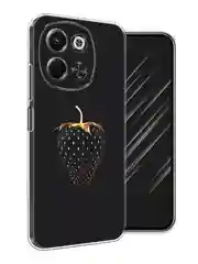 Разноцветный чехол на Tecno Spark 30 5G / Текно Спарк 30 5G прозрачный, с принтом, защита камеры