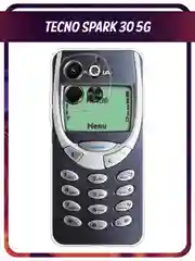 Угольный чехол на Tecno Spark 30 5G / Текно Спарк 30 5G прозрачный, с принтом, защита камеры