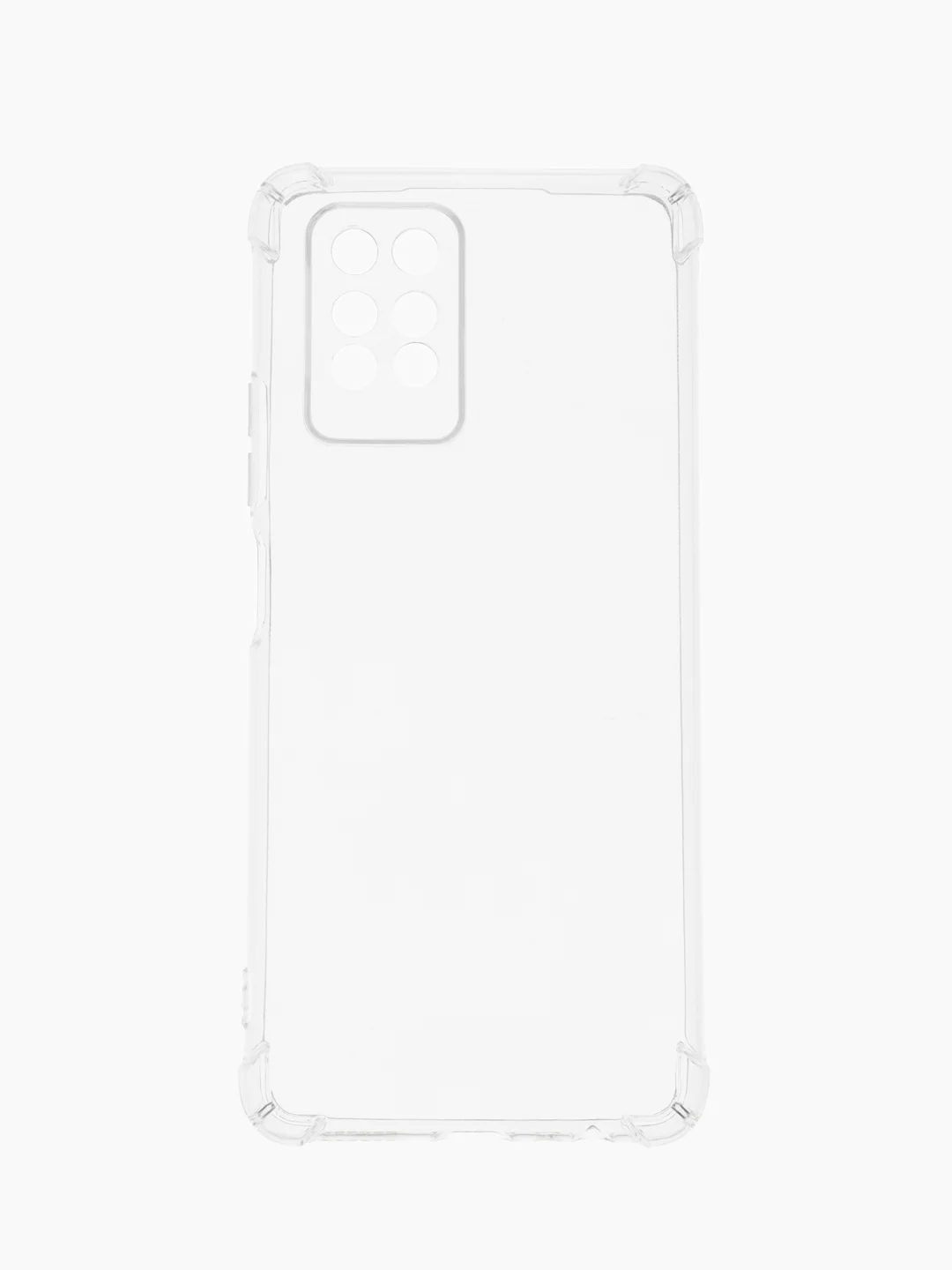 Чехол для Infinix Note 10 Pro, с усиленными углами, силиконовый, прозрачный