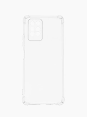 Чехол для Infinix Note 10 Pro, с усиленными углами, силиконовый, прозрачный