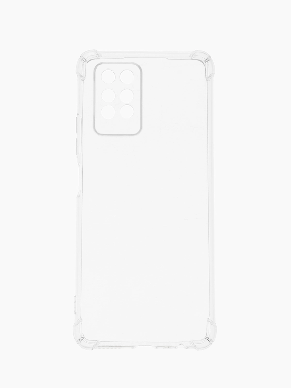 Чехол для Infinix Note 10 Pro, с усиленными углами, силиконовый, прозрачный
