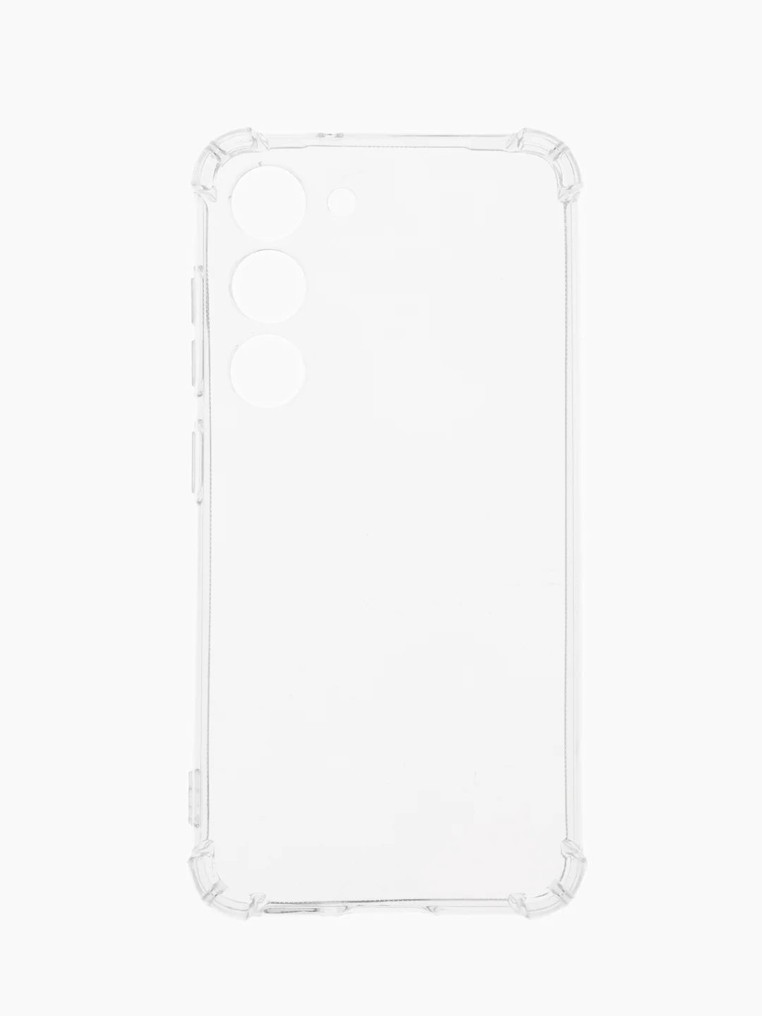 Чехол для Samsung Galaxy S23, Самсунг S23, с усиленными углами, силиконовый, прозрачный