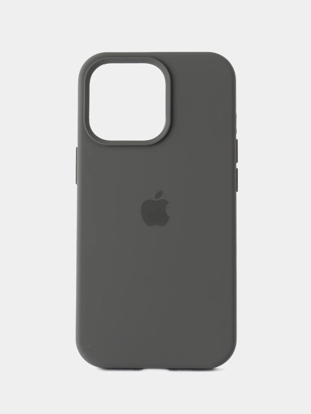 Тёмно-серый чехол для iPhone, Айфон 11, 12, 13, 14, 15, Pro, Max, Silicone Case, силиконовый