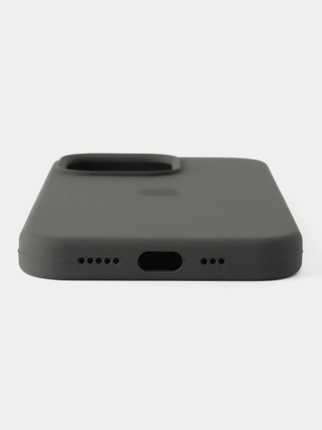 Тёмно-зелёный чехол для iPhone, Айфон 11, 12, 13, 14, 15, Pro, Max, Silicone Case, силиконовый