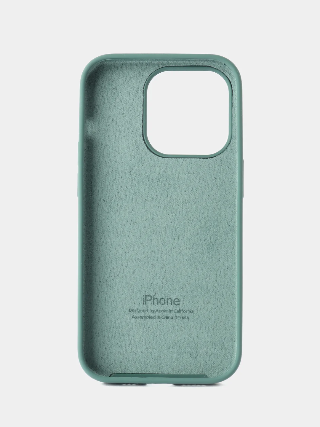 Тёмно-зелёный чехол для iPhone, Айфон 11, 12, 13, 14, 15, Pro, Max, Silicone Case, силиконовый
