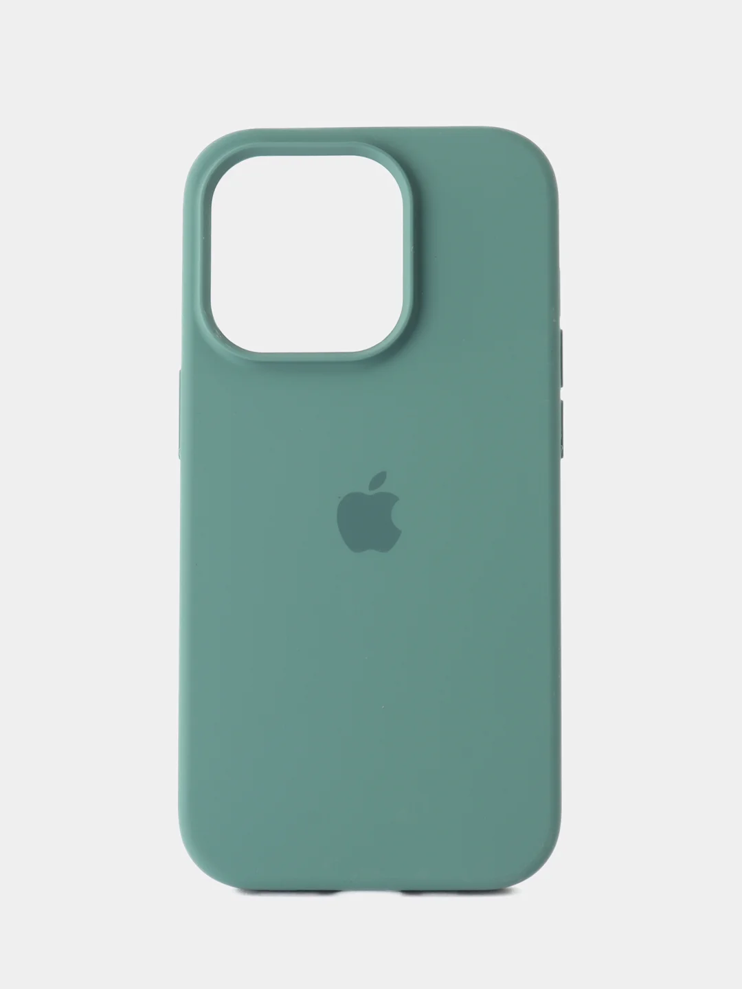 Тёмно-зелёный чехол для iPhone, Айфон 11, 12, 13, 14, 15, Pro, Max, Silicone Case, силиконовый
