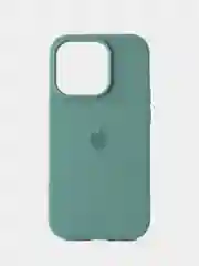 Тёмно-зелёный чехол для iPhone, Айфон 11, 12, 13, 14, 15, Pro, Max, Silicone Case, силиконовый