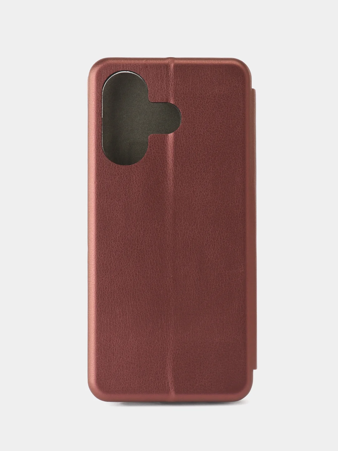 Бордовый чехол-книжка для Xiaomi Redmi 13 4G (2024), Note 13R, Poco M6 4G, редми 13