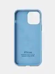 Небесно-голубой чехол для iPhone, Айфон 11, 12, 13, 14, 15, Pro, Max, Silicone Case, силиконовый