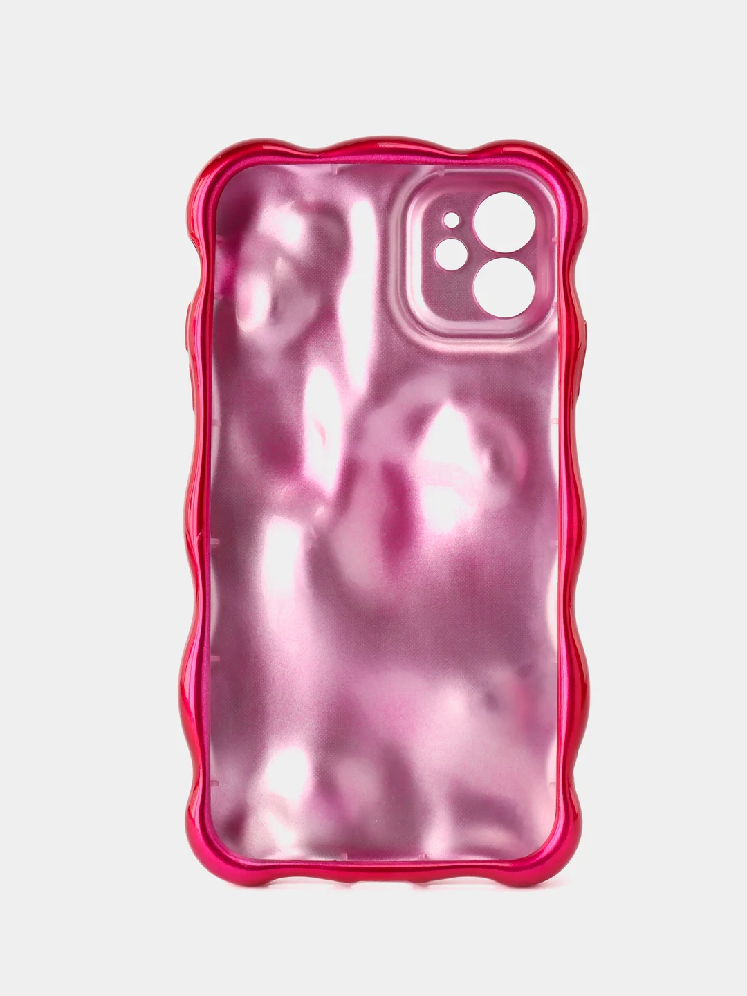 Вишнёвый чехол для айфон (iPhone) 11 12 13 14 15 16 Pro Max Plus силиконовый с защитой камеры