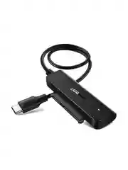 Черный конвертер UGREEN CM321 (70610) USB-C 3.0 to 2.5-Inch SATA Converter. Длина 50 см.