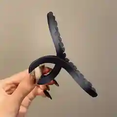 Серый заколка краб, 13 см