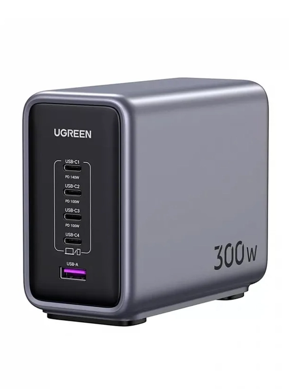 Зарядное устройство UGREEN CD333 (90903B) Nexode 300W 5-Port PD GaN Fast Desktop Charger