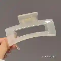 Бежевый заколка краб, 10 см