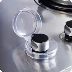 Защитные накладки на переключатели газовых плит, блокираторы газовой плиты от детьми, 2шт