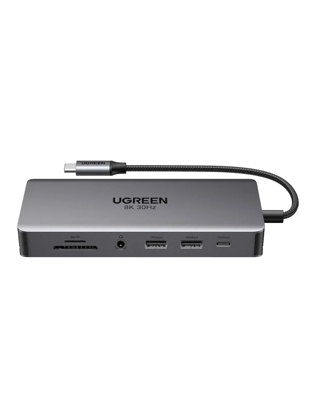 Серый адаптер UGREEN CM681 (15965) Revodok Pro 11-in-1 8K@30Hz