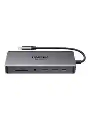 Серый адаптер UGREEN CM681 (15965) Revodok Pro 11-in-1 8K@30Hz