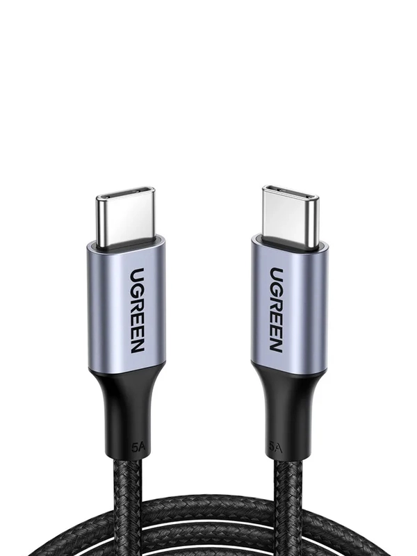 Кабель UGREEN US316 (20478)  USB-C 2.0  to USB-C 2.0 5A Data Cable. Длина: 0,5м.