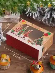 Разноцветный подарочная коробка Новогодняя, Рождественская упаковка для новогоднего подарка