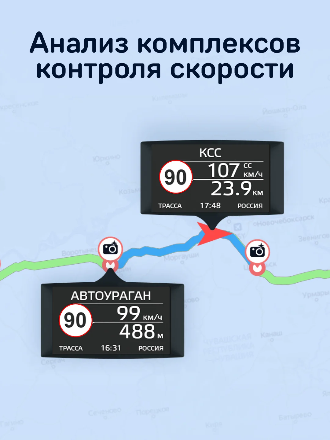 Радар-детектор iBOX Sonar с кабелем питания iBOX CLOUD CC57