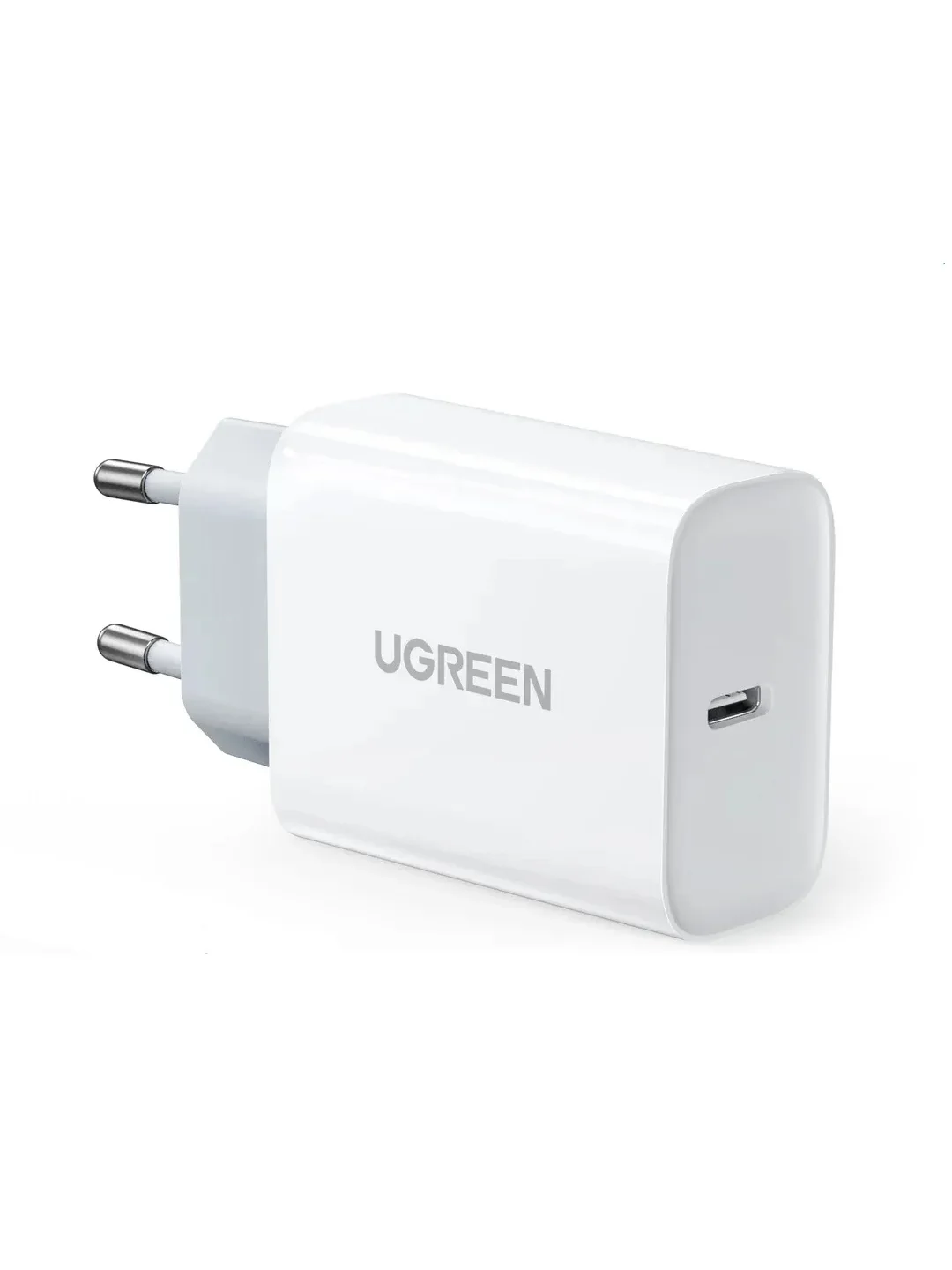 Белый сетевое зарядное устройство UGREEN CD127 (70161) PD 30W USB-C Wall Charger EU. Цвет: белый