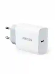 Белый сетевое зарядное устройство UGREEN CD127 (70161) PD 30W USB-C Wall Charger EU. Цвет: белый