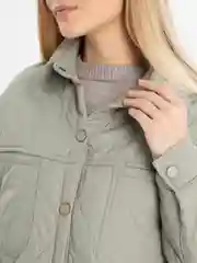 Зелёный хаки куртка женская МЕГА ОВЕРСАЙЗ