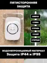 Козырек для дверного звонка, уличный кожух