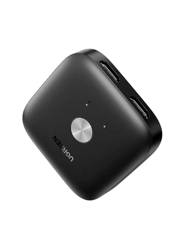 Переключатель UGREEN CM333 (80126) HDMI Switcher 2 In 1 Out 4Kx2K@60HZ. Цвет: черный