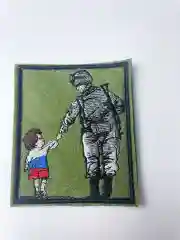 Шеврон нашивка на одежду "Солдат и мальчик", на липучке