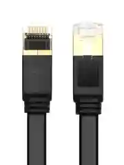 Черный кабель UGREEN NW106 (11262) Cat 7 U/FTP Lan Cable Flat Design. Длина: 3 м. Цвет: черный
