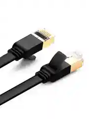 Черный кабель UGREEN NW106 (11262) Cat 7 U/FTP Lan Cable Flat Design. Длина: 3 м. Цвет: черный