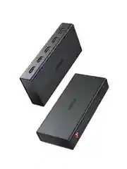Черный сплиттер UGREEN CM570 (90514) 4K @ 60Hz HDMI 2.0 1*4 Splitter. Цвет: черный