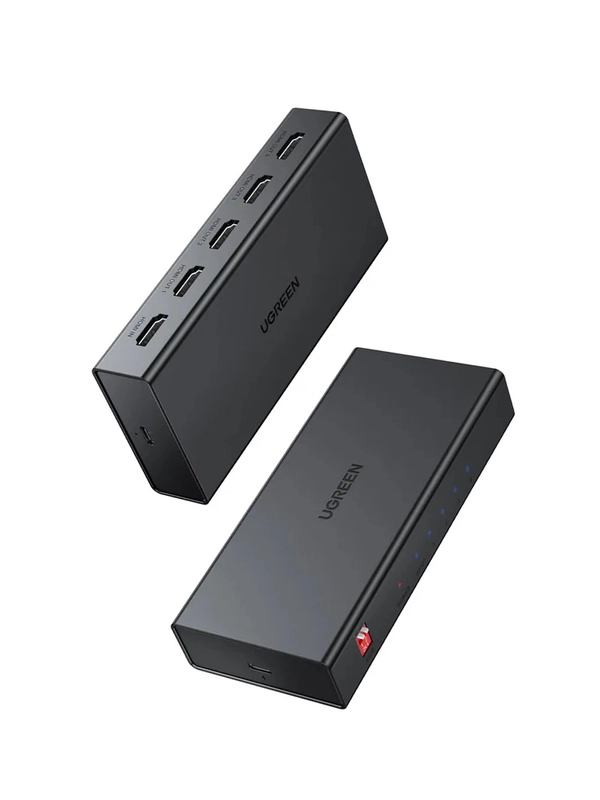 Сплиттер UGREEN CM570 (90514) 4K @ 60Hz HDMI 2.0 1*4 Splitter. Цвет: черный