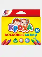 Аметистовый мелки восковые Луч Кроха, Классика, ZOO, Фантазия