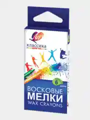 Багровый мелки восковые Луч Кроха, Классика, ZOO, Фантазия