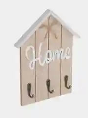 Ключница настенная открытого типа "HOME" на 3 крючка, 16х20 см