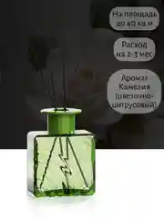 Бежевый диффузор для дома 100 мл . Аромат для дома . Ароматизатор с палочками