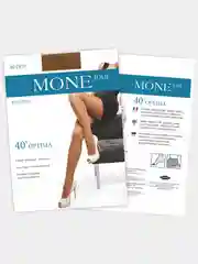 Капроновые колготки Mone jour Optima 40 чёрные
