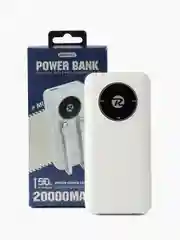 Белый внешний аккумулятор 20000mah, 22,5W, повербанк, Powerbank Remax, портативная зарядка