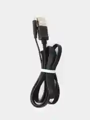 Черный кабель зарядный HOCO X5 (Micro-USB/Type-C/Lightning) для Android и Apple iPhone