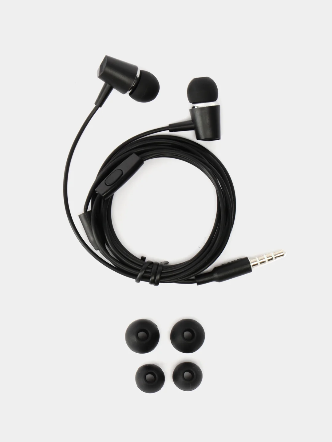 Черный наушники с микрофоном HOCO M34 3.5mm Jack