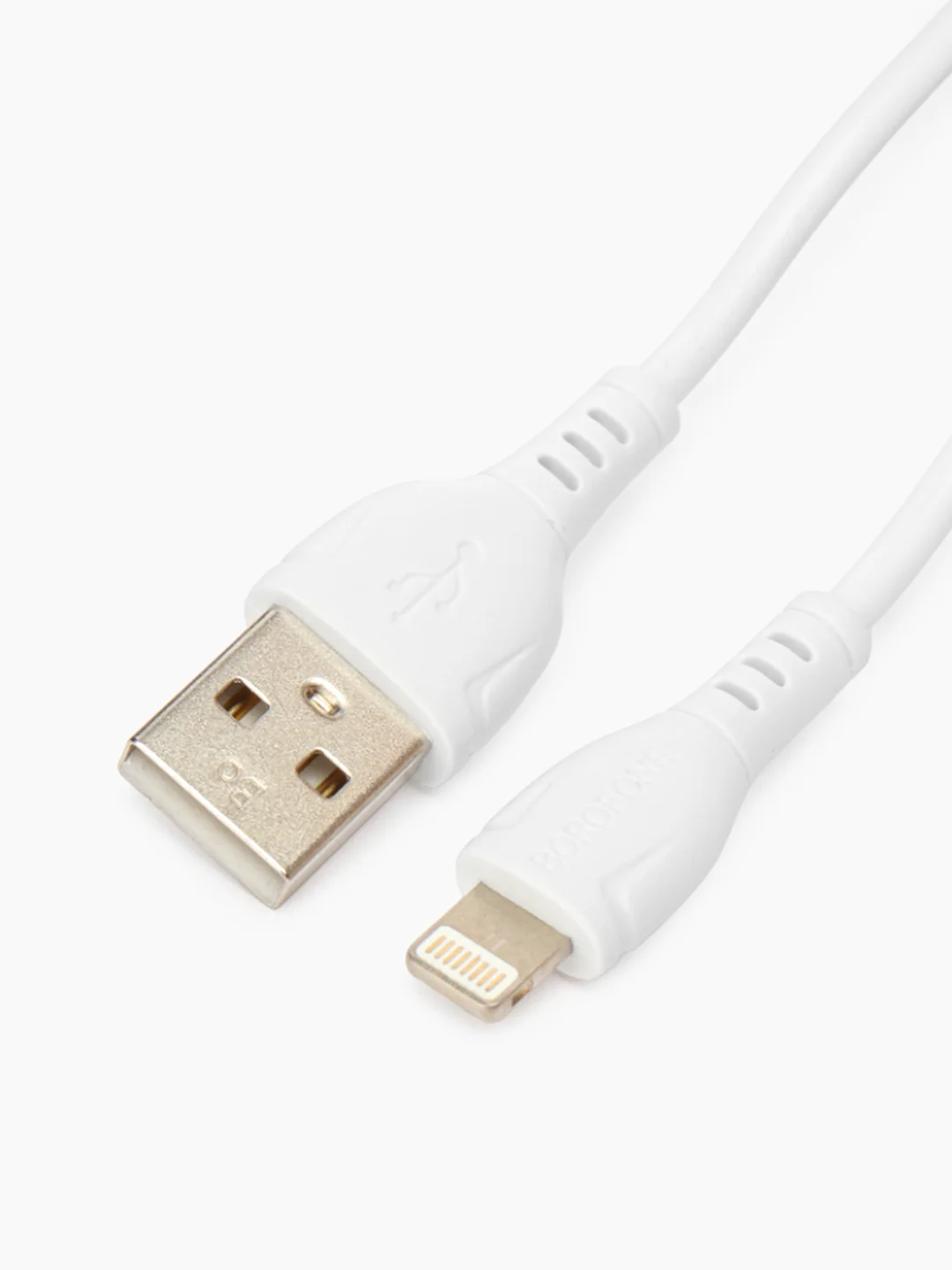 Белый кабель зарядный Borofone BX51 (до 3A, Type-C, MicroUSB, Lightning для Android и iPhone)