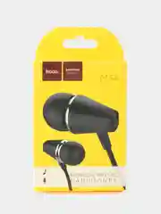 Черный наушники с микрофоном HOCO M34 3.5mm Jack